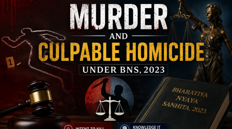 culpable homicide and murder under BNS