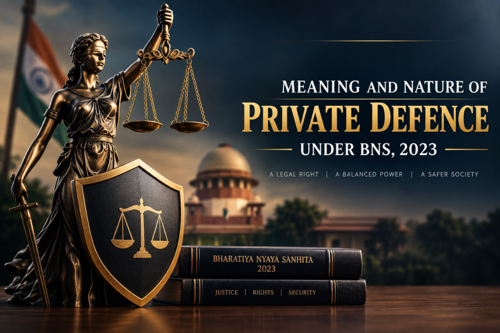 right of private defence bns